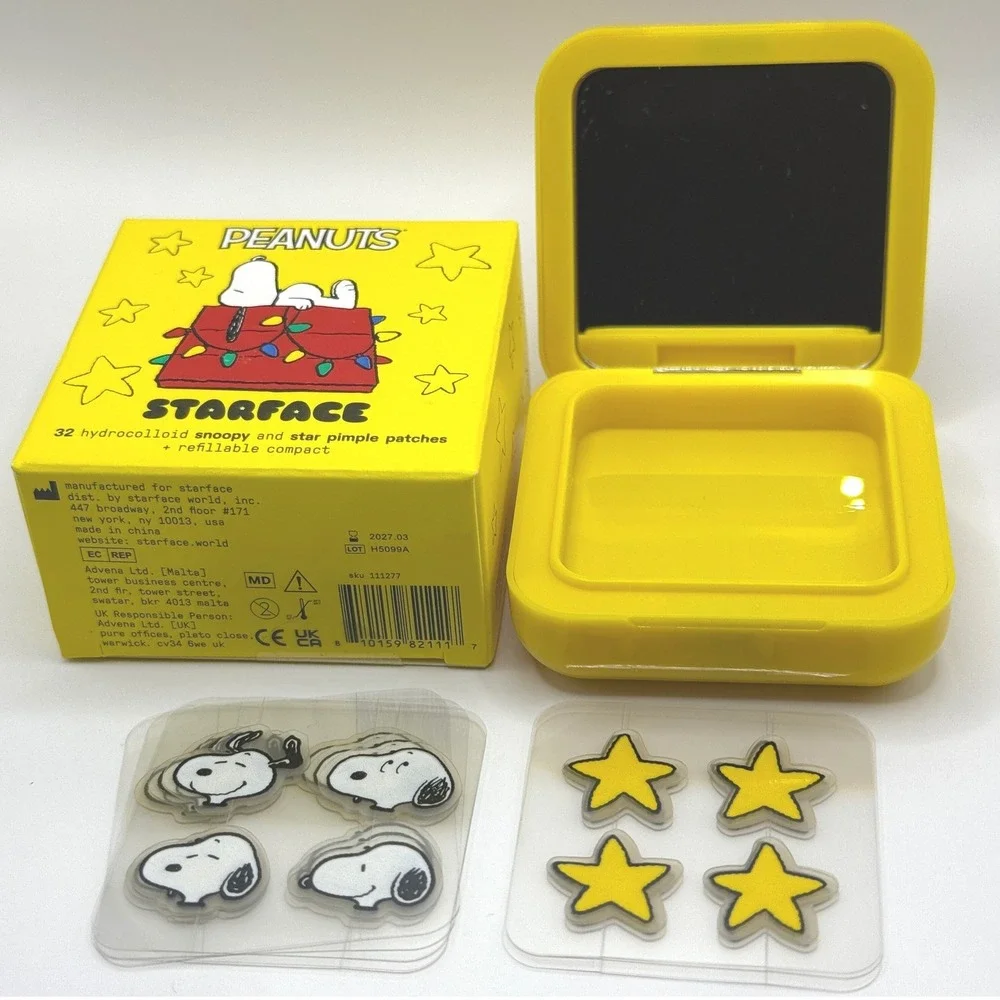Starface X‎ Snoopy Limited Collection Pimple Patches 32 Count Refillable Compact